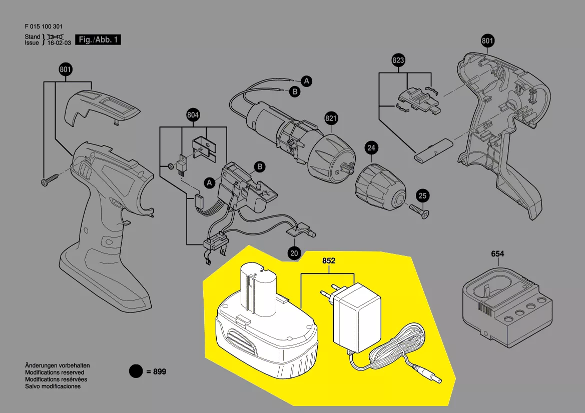 Set batterie + chargeur réf. 2 610 Z07 830 Skil